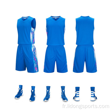 New Style Men Maillot d&#39;uniforme de basket-ball personnalisé